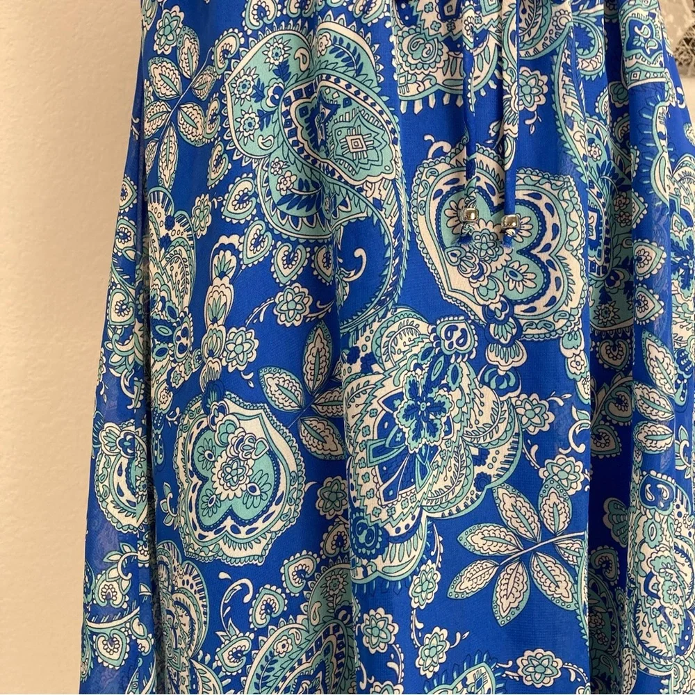 Speechless | Blue Sun Dress size 16 paisley print - Picture 3 of 13